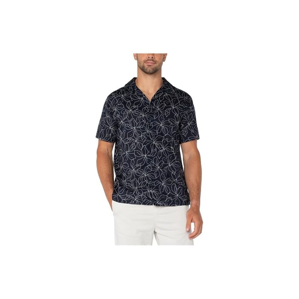 Liverpool Mens Floral Button Up Shirt, NWT